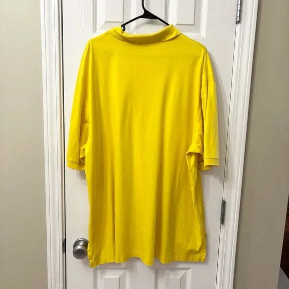Polo by Ralph Lauren Men's 2XLT Bright Yellow Polo Shirt - Picture 8 of 8